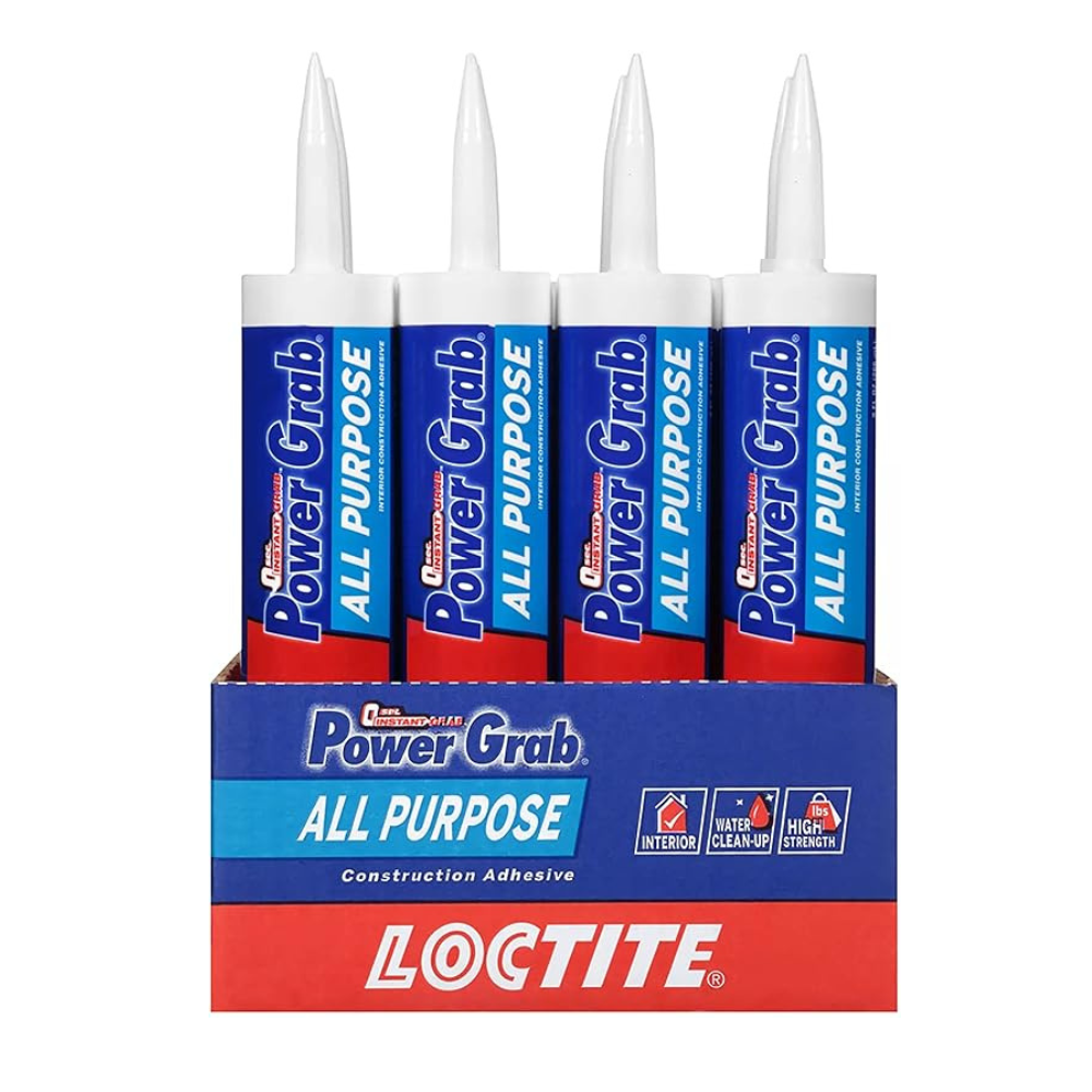 Loctite Power Grab Express All Purpose Adhesive, Cartridge Case Pack