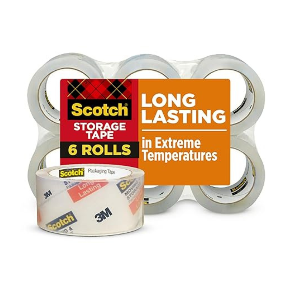 Scotch Long Lasting Storage Packaging Tape, 1.88″ x 54.6 yd