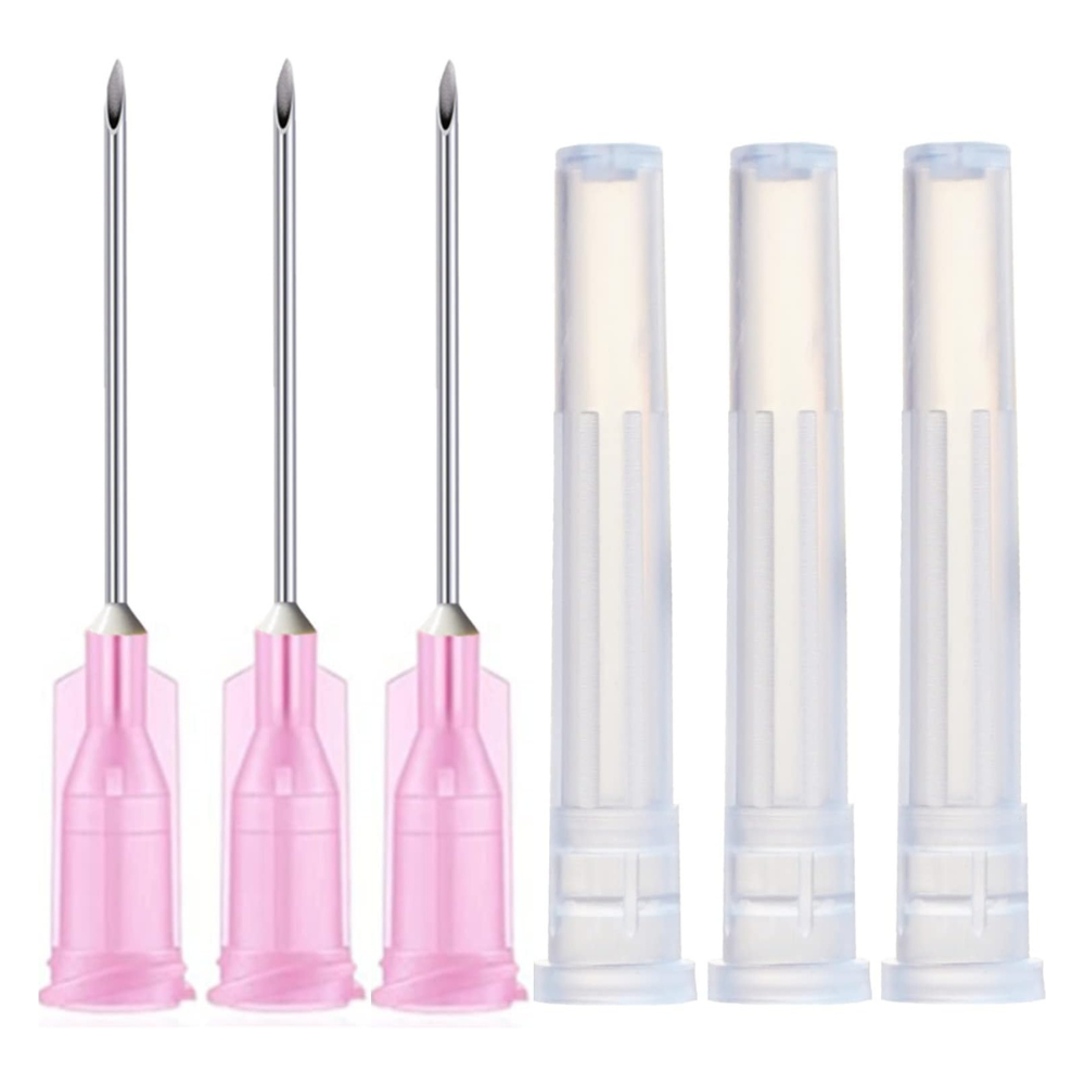 100 Pack 18Ga 1 Inch Sterile Disposable Injection Needle